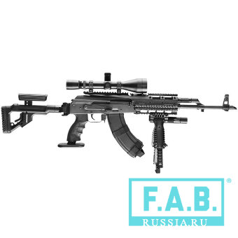 Алюминиевый квадрейл FAB Defense VFR AK для АК и Сайга