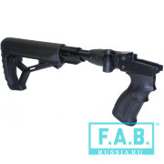 Складной телескопический приклад FAB Defense CSVD SB с компенсатором отдачи для СВД/Тигр/TG-3 