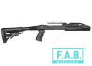 Ложе с рукояткой FAB Defense M4 PRO R10/22 и нескладным прикладом GLR16 для Ruger 10/22 