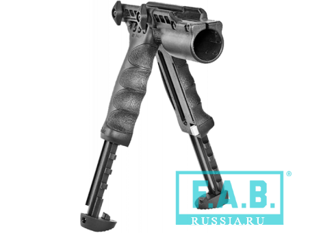Рукоять-сошка FAB Defense T-POD G2 FA тактическая с креплением для фонаря