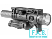 Рукоятка FAB Defense FFS складная тактическая передняя с креплением для фонаря