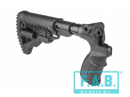 Телескопический приклад FAB Defense AGM 500 FK SB с компенсатором отдачи для Mossberg 500