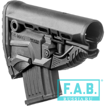 Приклад FAB Defense SURVIVAL GK-MAG с магазином на 10 патронов AK47/АК74/Сайга 