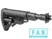 Телескопический приклад FAB Defense M4-VEPR FK SB с компенсатором отдачи для Вепрь 12