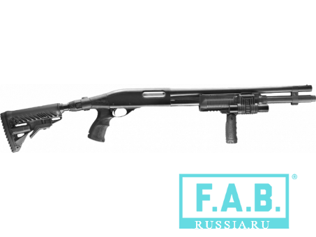 Складной телескопический приклад FAB Defense AGRF 870 FK SB с компенсатором отдачи для Remington 870