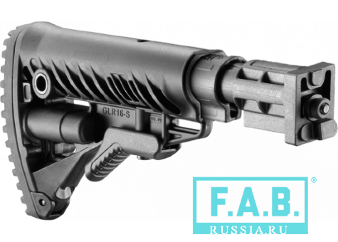 Складной телескопический приклад FAB Defense SBT-V58 FK с компенсатором отдачи для VZ.58
