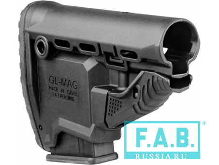 Приклад FAB Defense GL-MAG с магазином для M4/AR15 на 10 патронов
